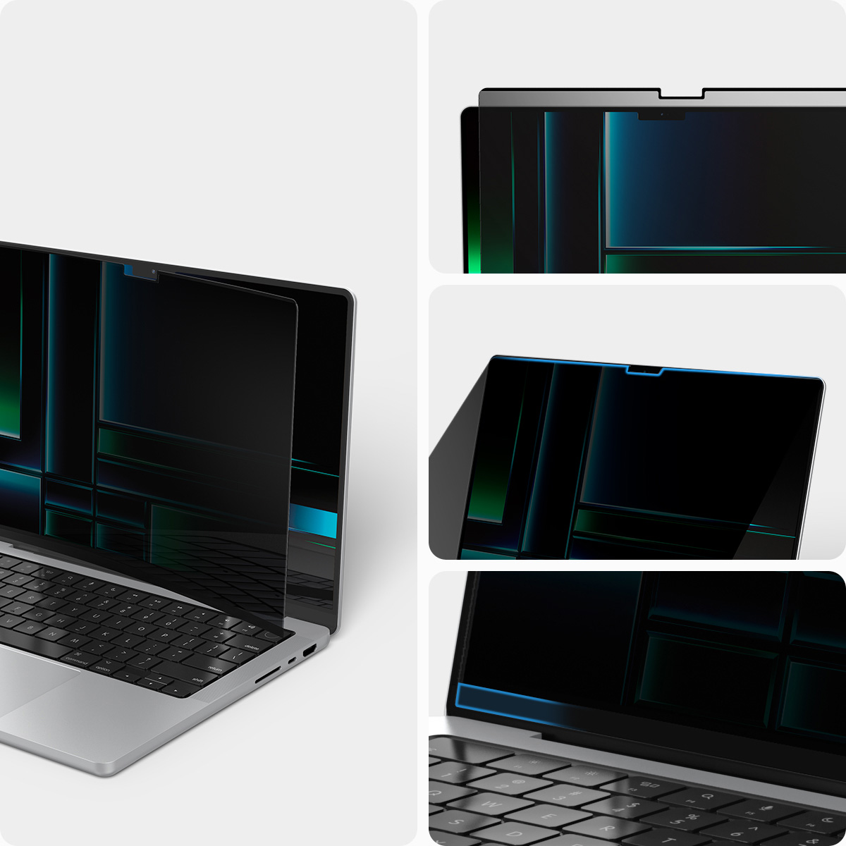 Folia prywatyzująca Spigen SafeView Privacy Filter do MacBook Pro 16 2024-2021
